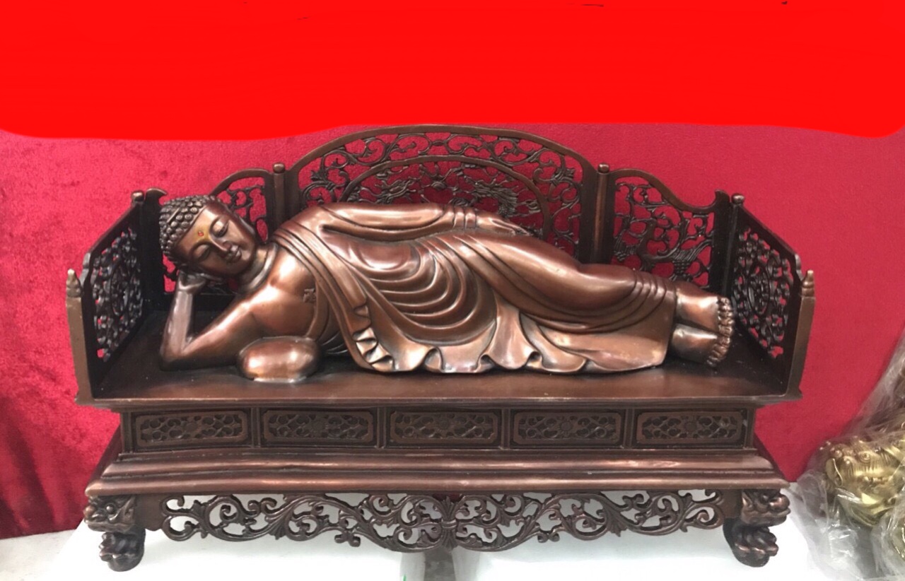 Tượng Phật Tổ nằm cao 22cm mã T03